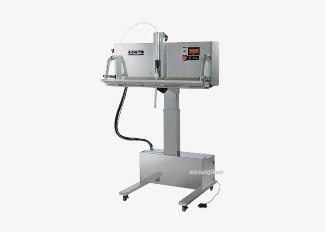 クリーンルーム用　縦型式垂直電動架台型脱気シーラー